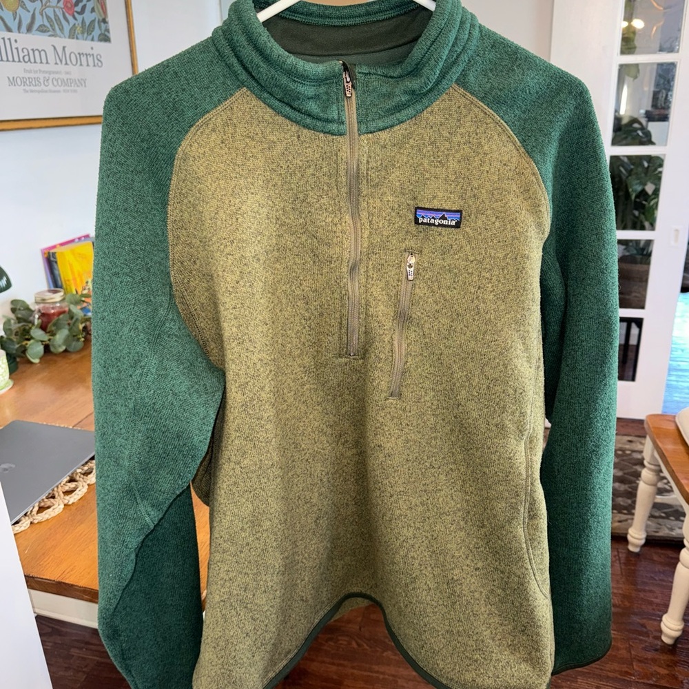 Patagonia Men’s Better Sweater Green Pullover | Size XL